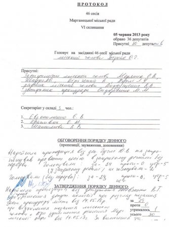 Депутаты Марганецкого Совета выразили недоверие градоначальнику (обновленно: фото, видео)
