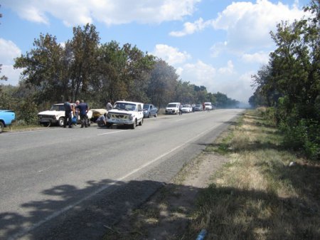 ДТП с участием 4 автомобилей (фото)