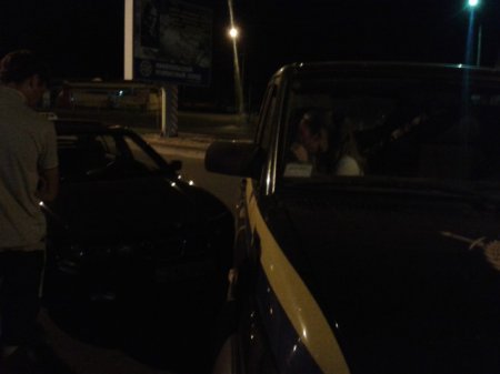 ДТП. Автомобиль такси и джип спецподразделения "ЛЕОН" (фото)