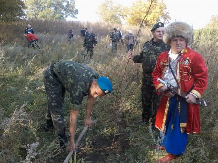 У День козацтва зелений гай від Війська Запорозького Низово