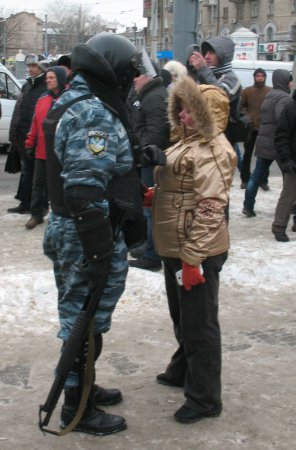 Никопольчане на защите прав и свобод граждан. Днепропетровск-АнтиМайдан-Фото