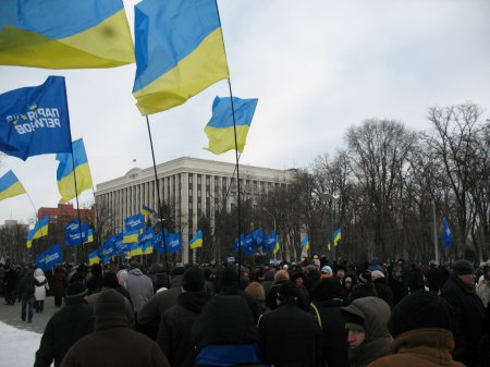 Никопольчане на защите прав и свобод граждан. Днепропетровск-АнтиМайдан-Фото