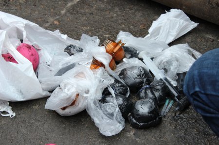 Кличко в Днепропетровске хотели облить зеленкой и подорвать (фото)